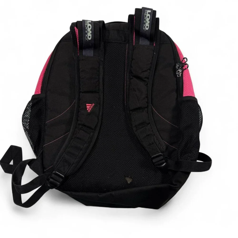 Adidas Backpack Black Pink Girls‎ Large School Pockets Outdoor Travel
